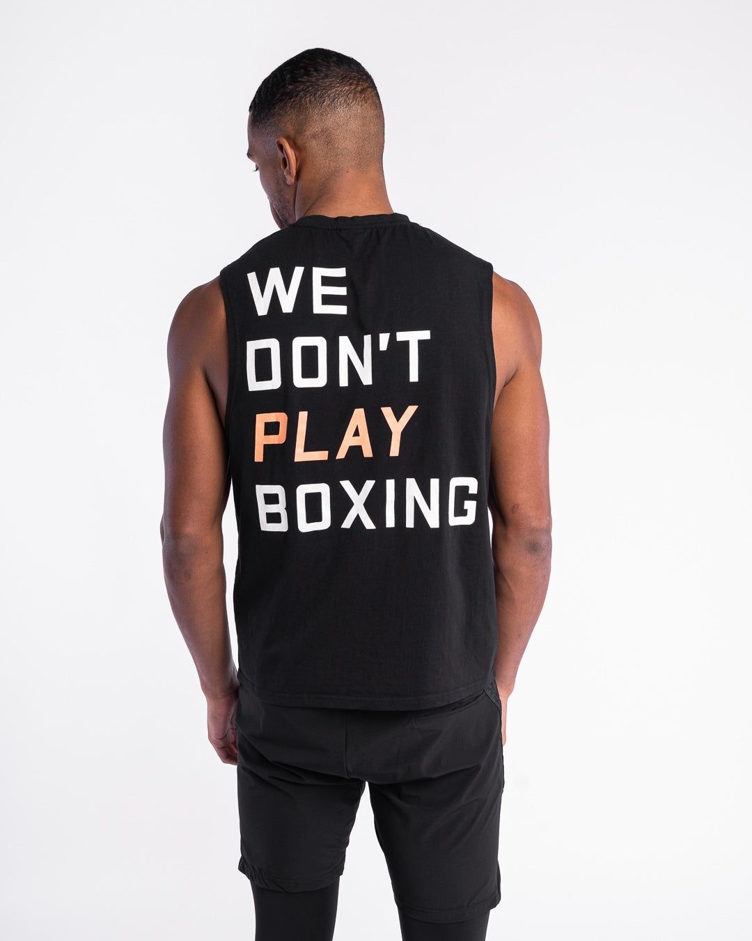 Майка We Don't Play Boxing Чорна, XS
