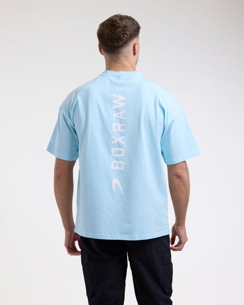 Футболка Lineal Oversized Блакитна, L