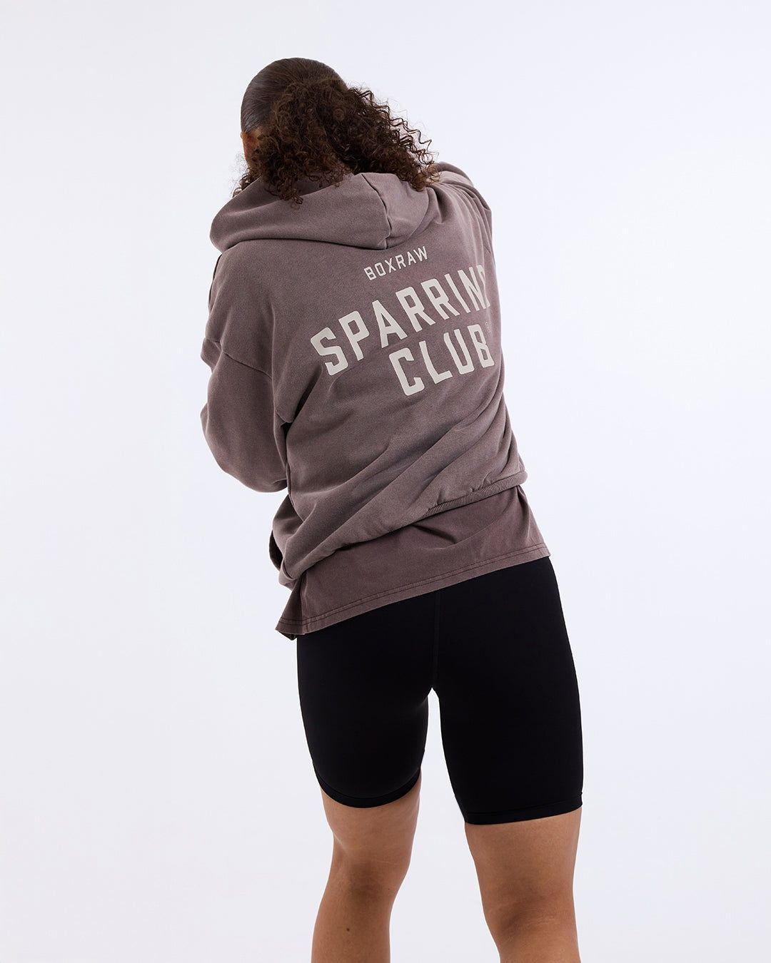 Худі Sparring Club Oversized - Коричневе, L