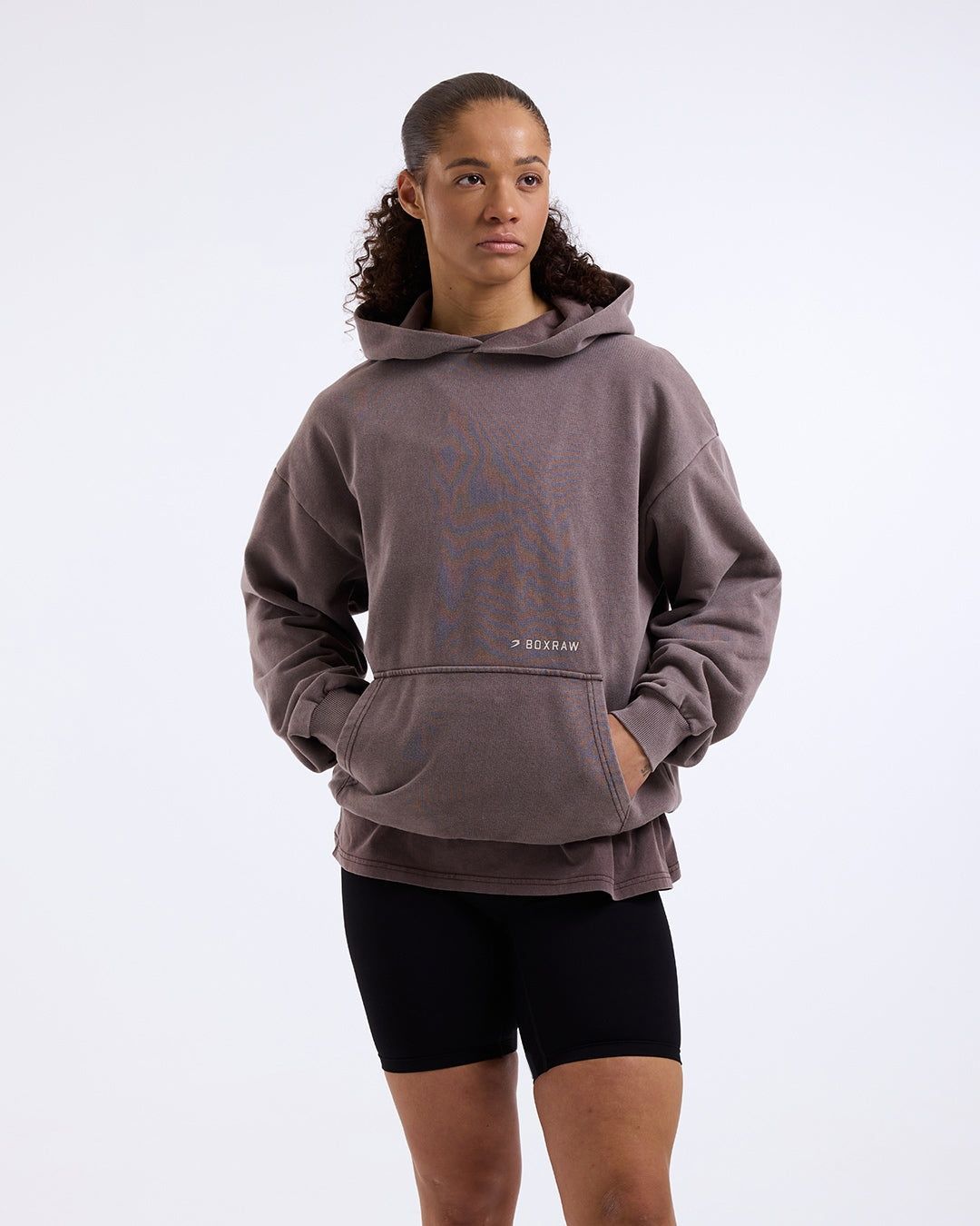 Худі Sparring Club Oversized - Коричневе, L