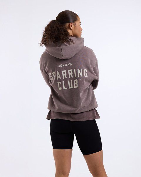 Худі Sparring Club Oversized - Коричневе, L