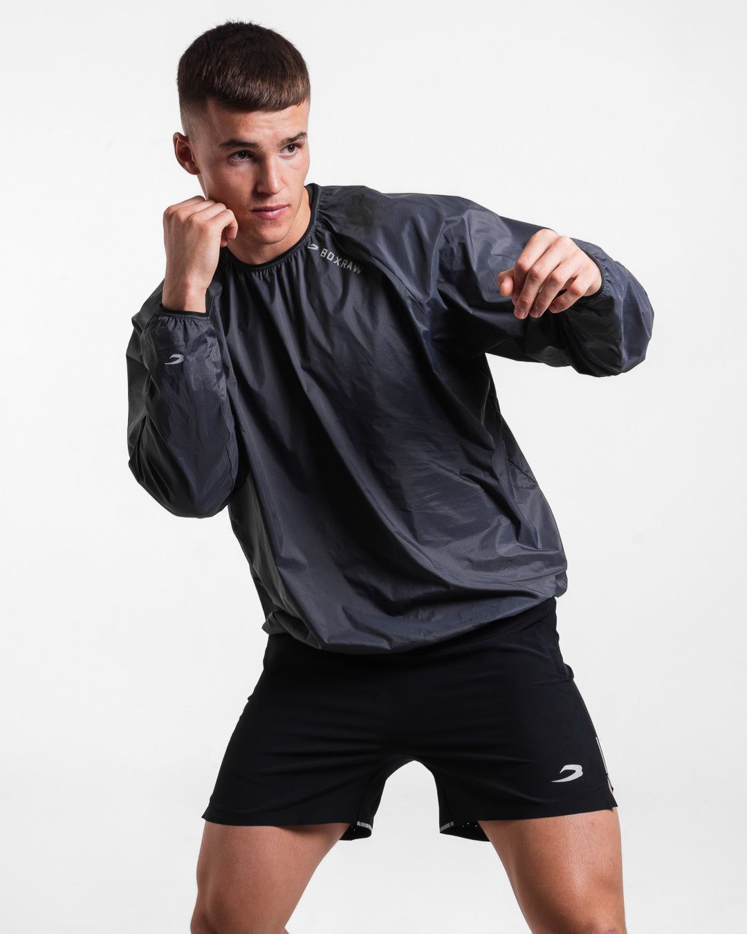 Вітровка Genaro Windbreaker Crew - Темно-сіра, XS