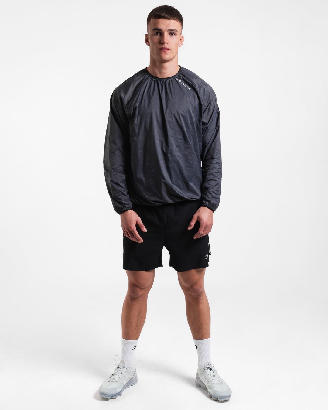 Вітровка Genaro Windbreaker Crew - Темно-сіра, XS