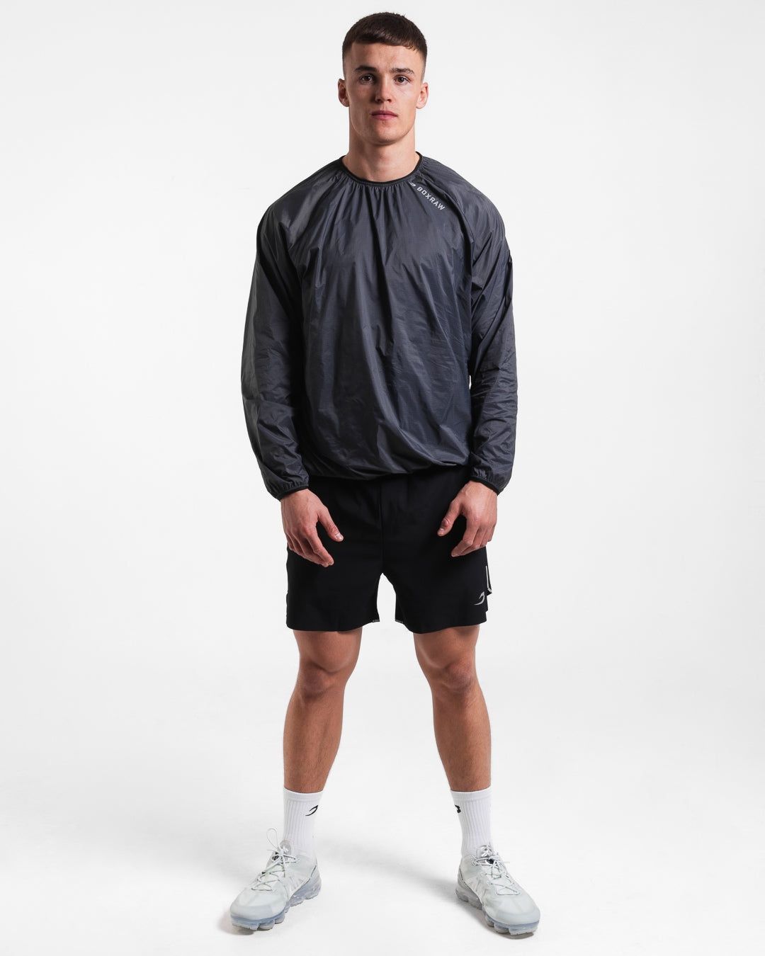 Вітровка Genaro Windbreaker Crew - Темно-сіра, XS