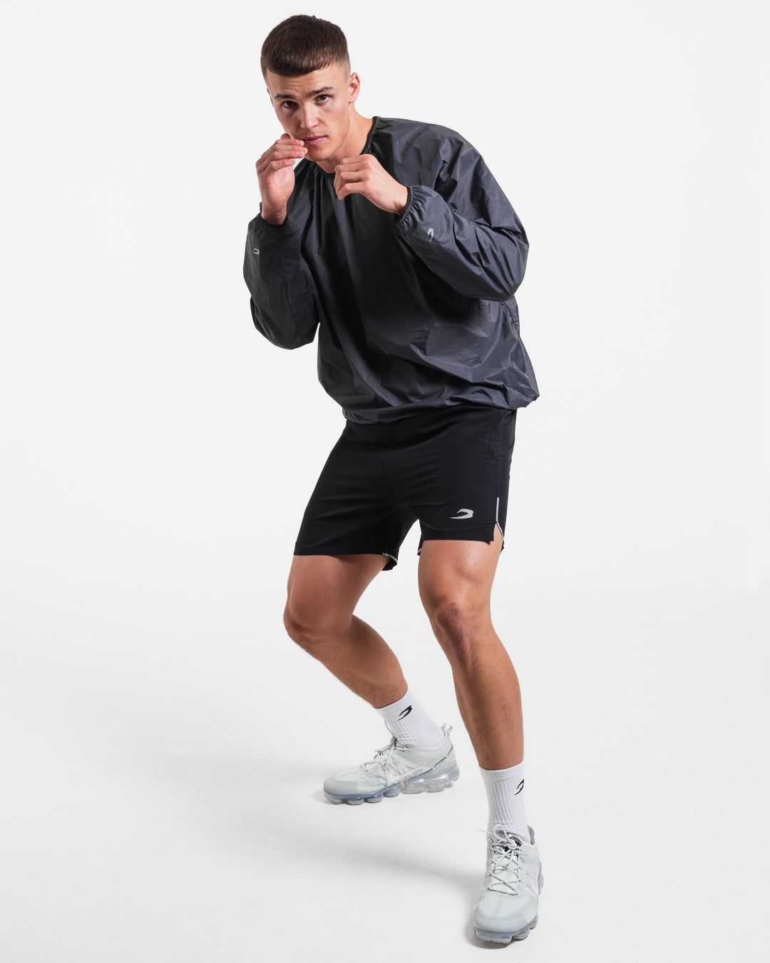 Вітровка Genaro Windbreaker Crew - Темно-сіра, XS