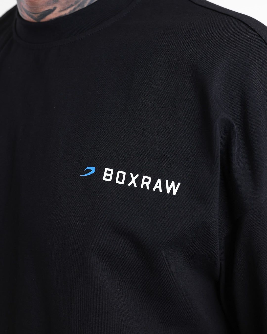 Футболка We Don't Play Boxing Чорний/Блакитний, XS