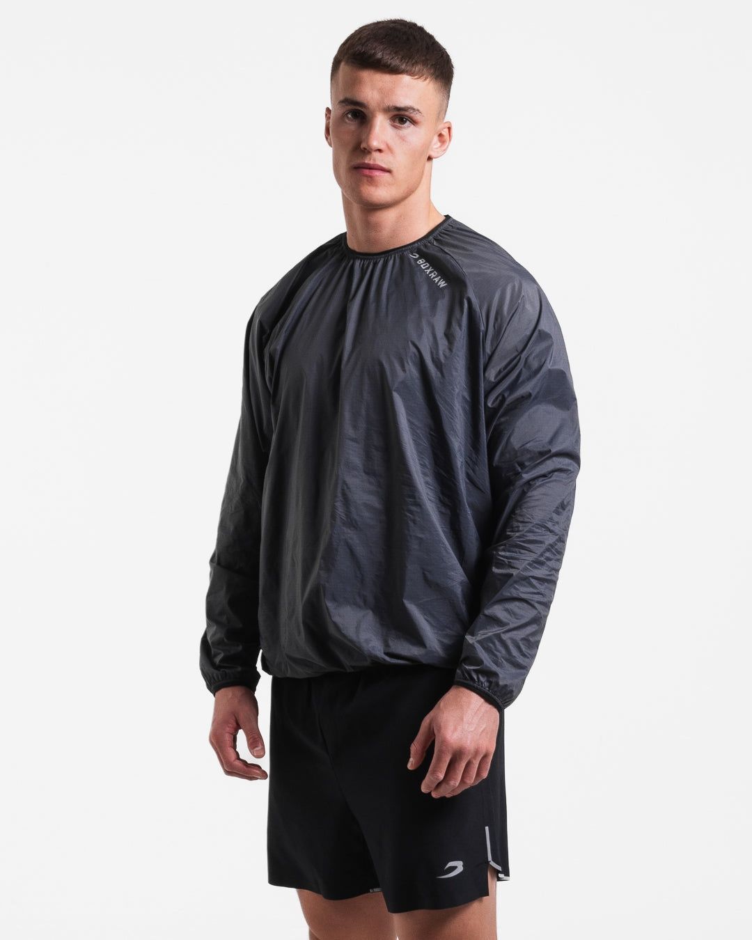 Вітровка Genaro Windbreaker Crew - Темно-сіра, XS