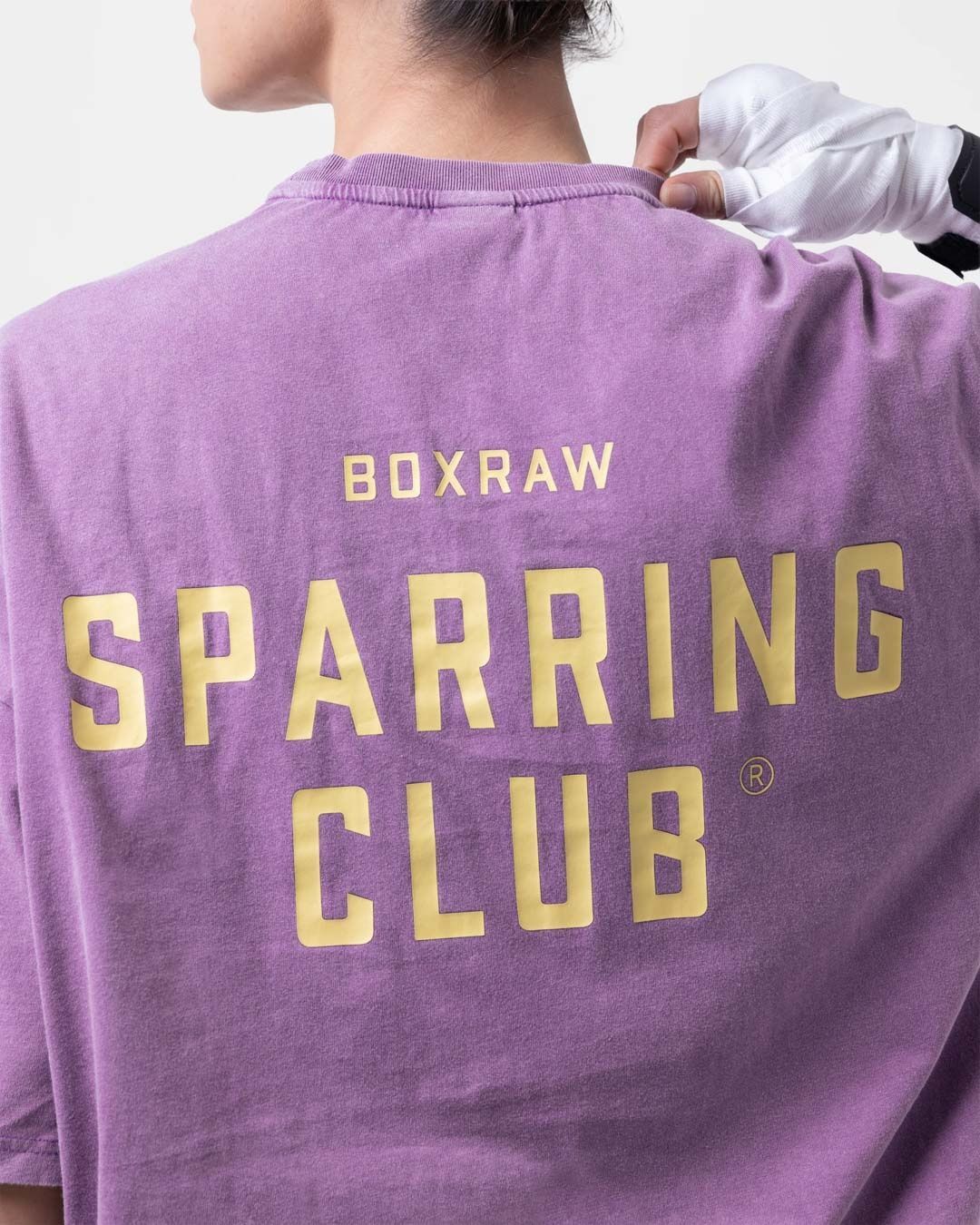 Футболка Sparring Club Oversized Фіолетова, XS