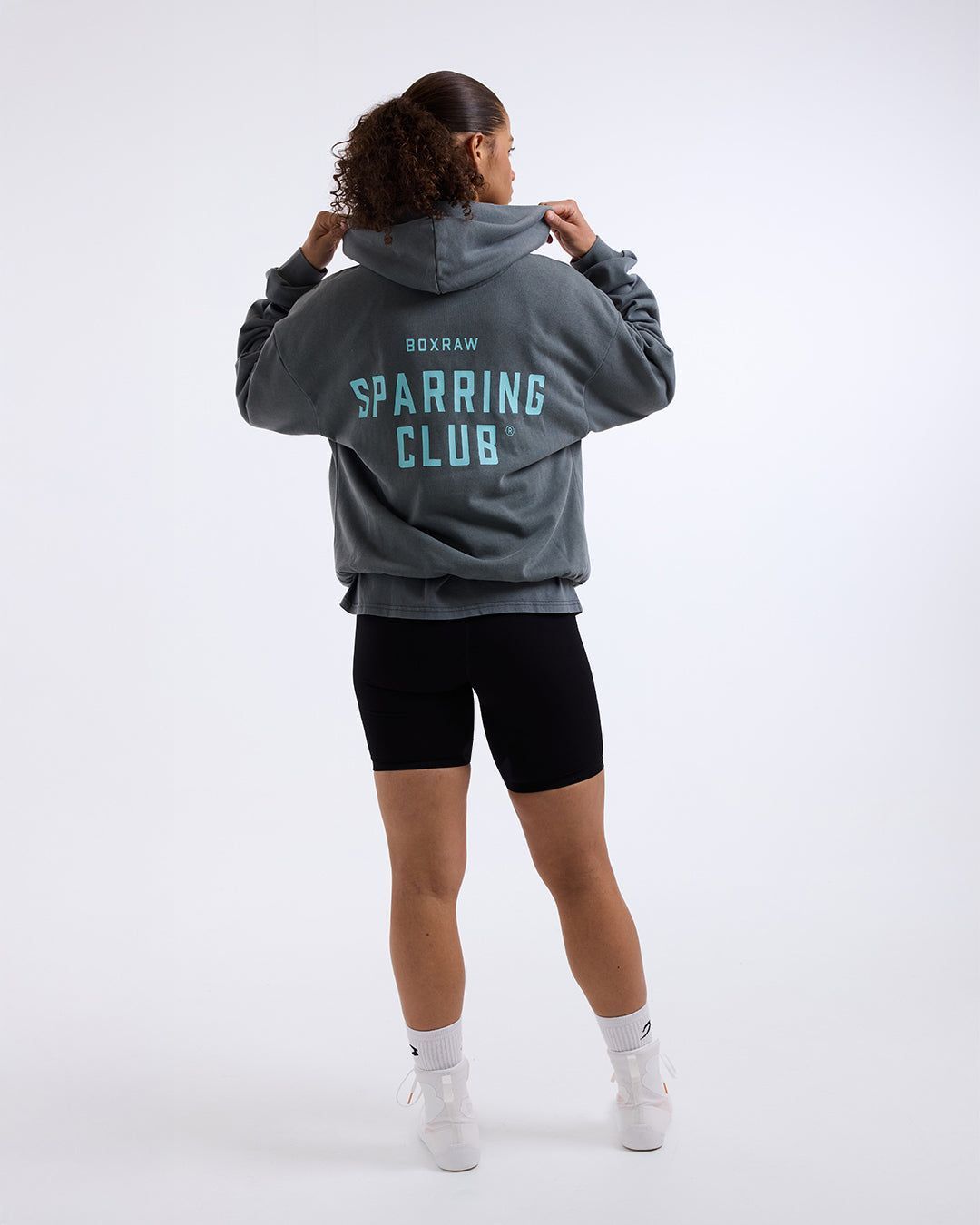Худі Sparring Club Oversized - Cіре, XS