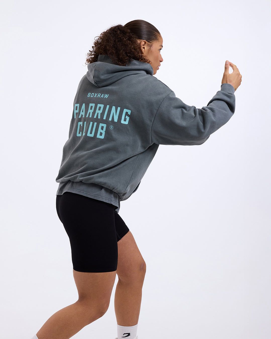 Худі Sparring Club Oversized - Cіре, XS