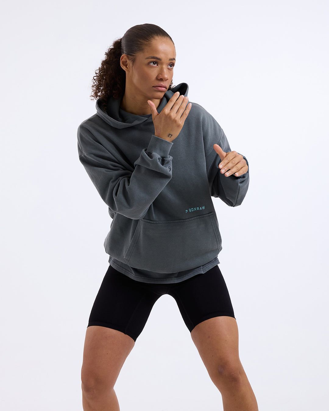 Худі Sparring Club Oversized - Cіре, XS