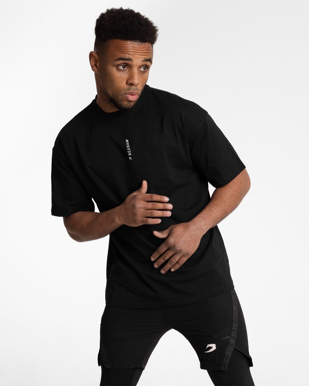 Футболка Lineal Oversized Чорна, S