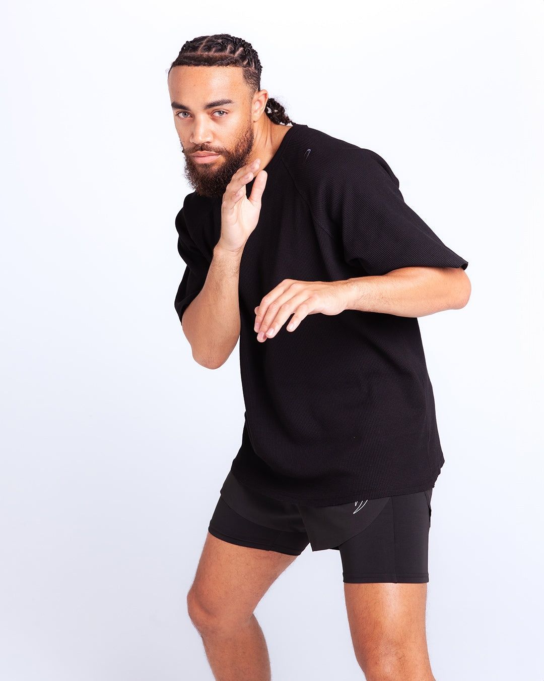 Футболка Tunero Raw Edge Чорна, XS