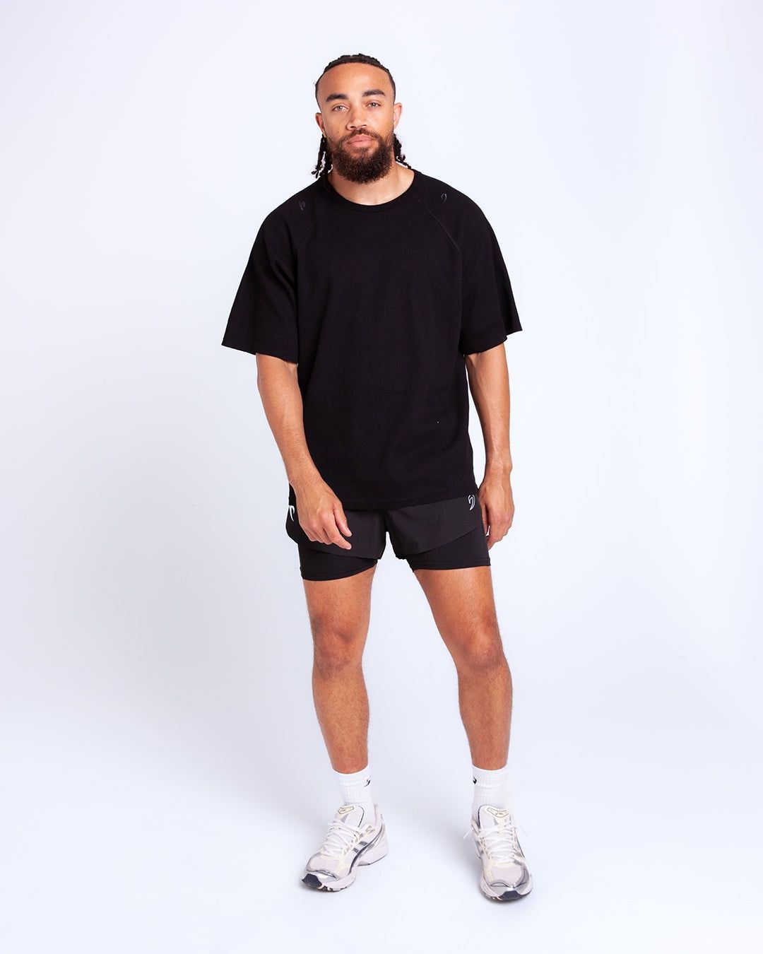 Футболка Tunero Raw Edge Чорна, XS