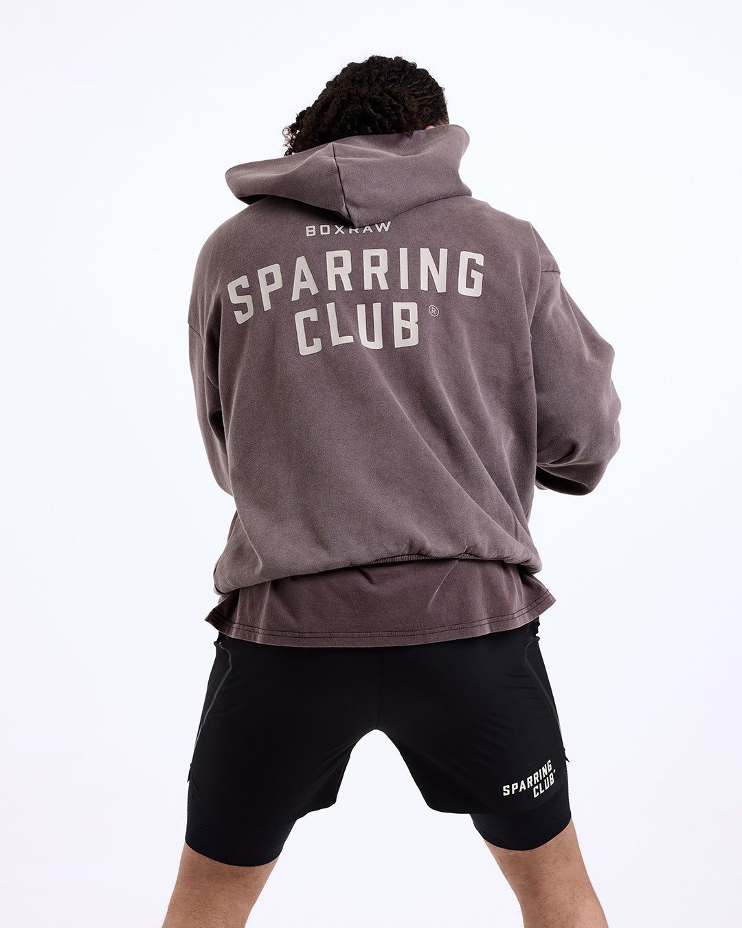 Худі Sparring Club Oversized - Коричневе, L