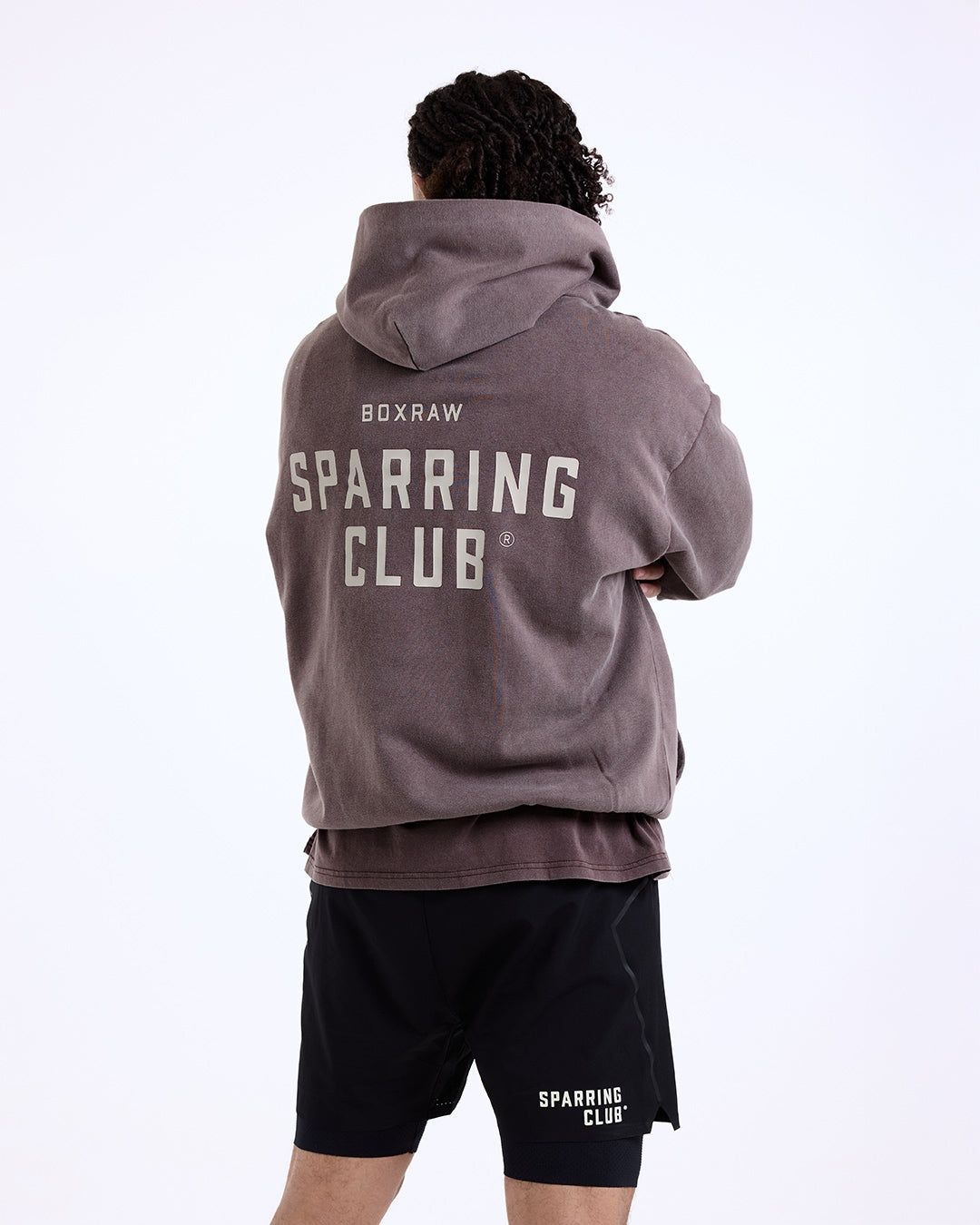 Худі Sparring Club Oversized - Коричневе, L