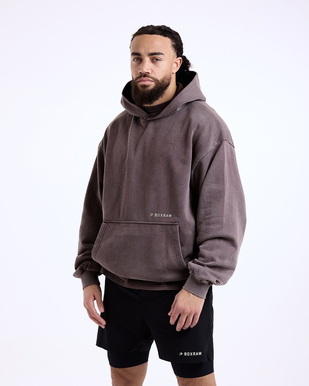 Худі Sparring Club Oversized - Коричневе, L