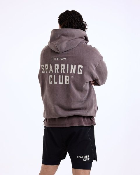 Худі Sparring Club Oversized - Коричневе, L