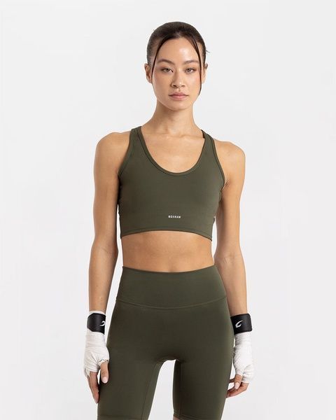 Топ Annie Tank Bra Оливковий, XS
