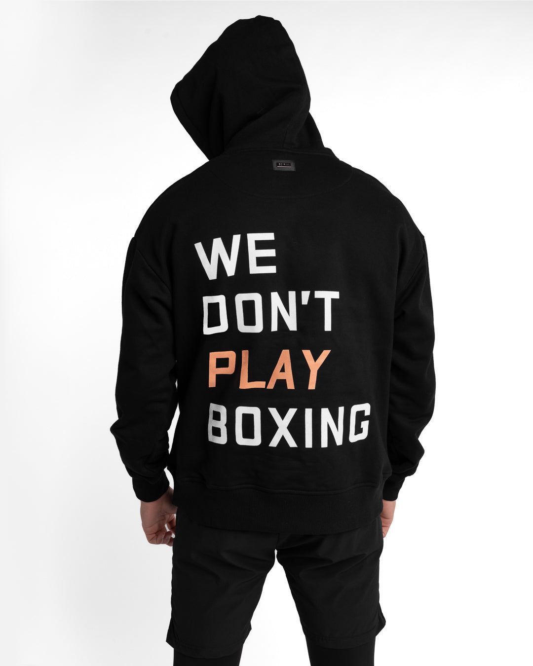 Худі We Don't Play Boxing Чорне, L