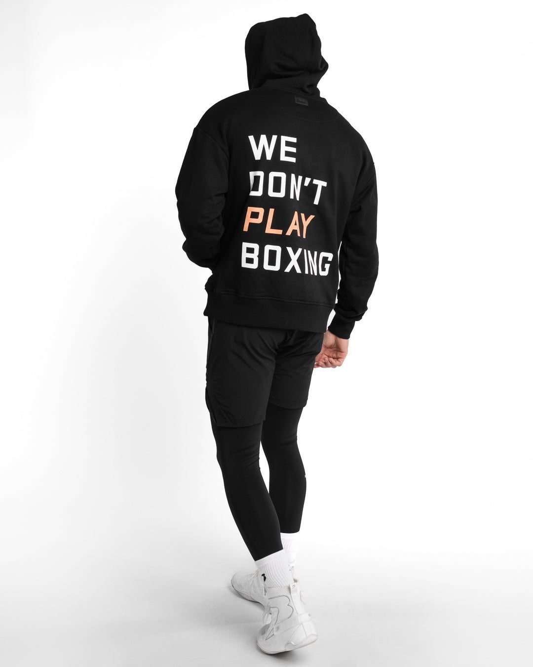 Худі We Don't Play Boxing Чорне, L