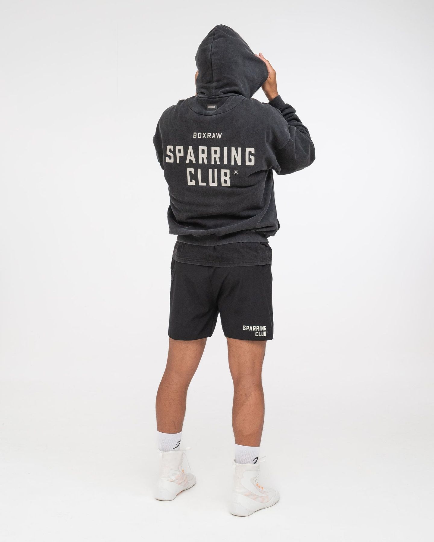 Худі Sparring Club Zip Чорне, XS