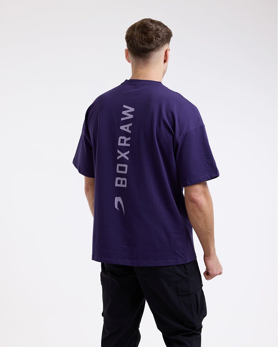 Футболка Lineal Oversized Фіолетова, XS