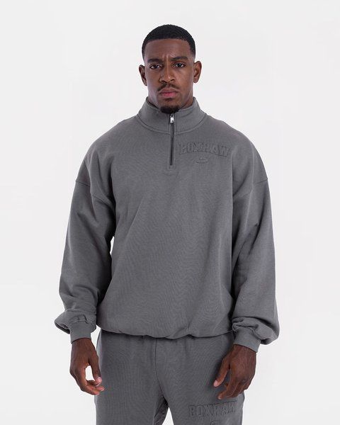 Світшот East Street 1/4 Zip Сіра, S